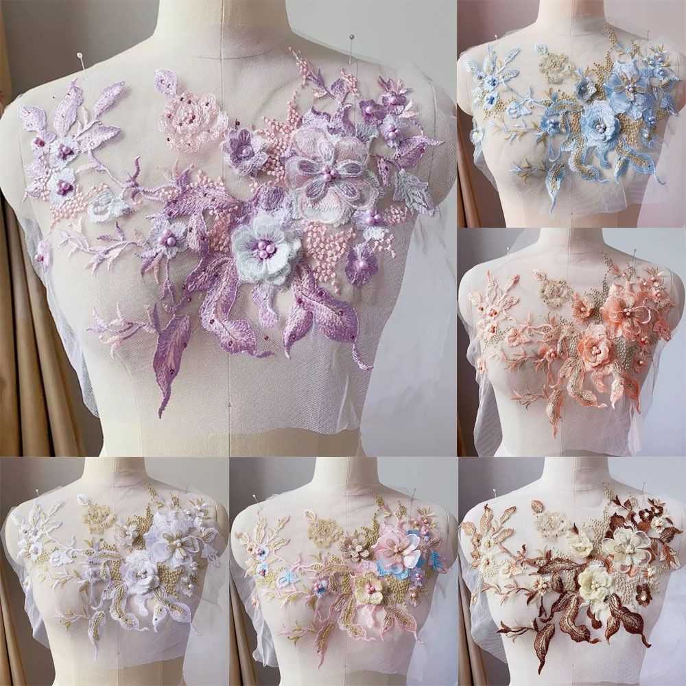 Applique Patch Flower - Parches de lentejuelas coloridos y elegantes
