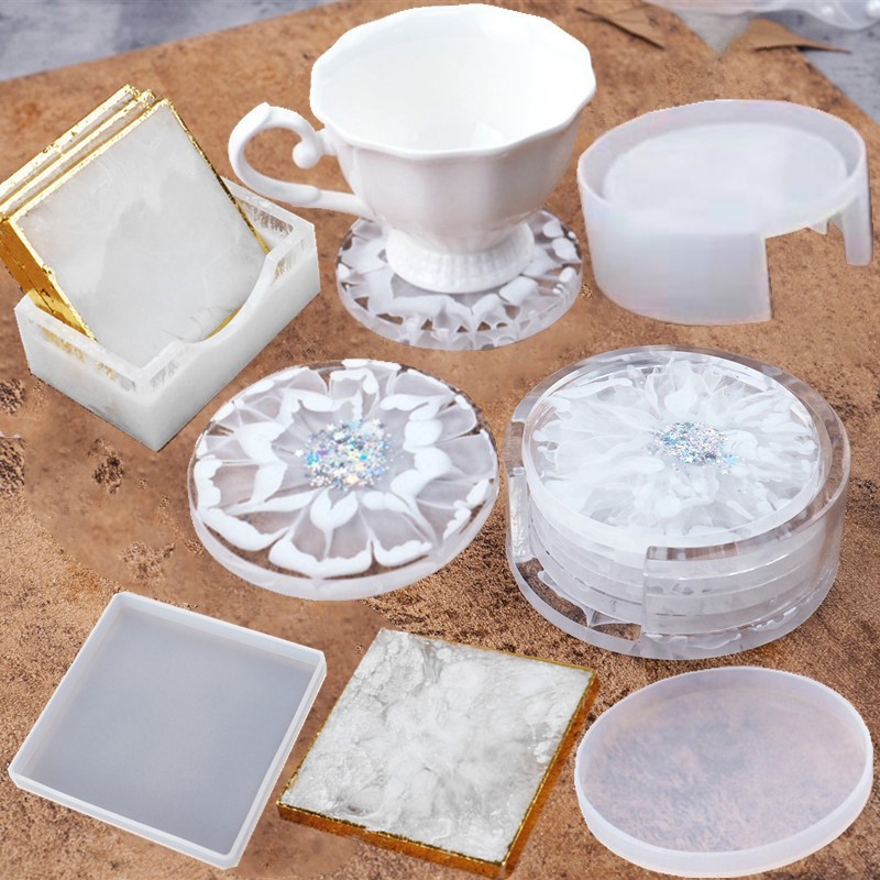 Craft Embellishment Storage - SNASAN Molde de silicona para posavasos