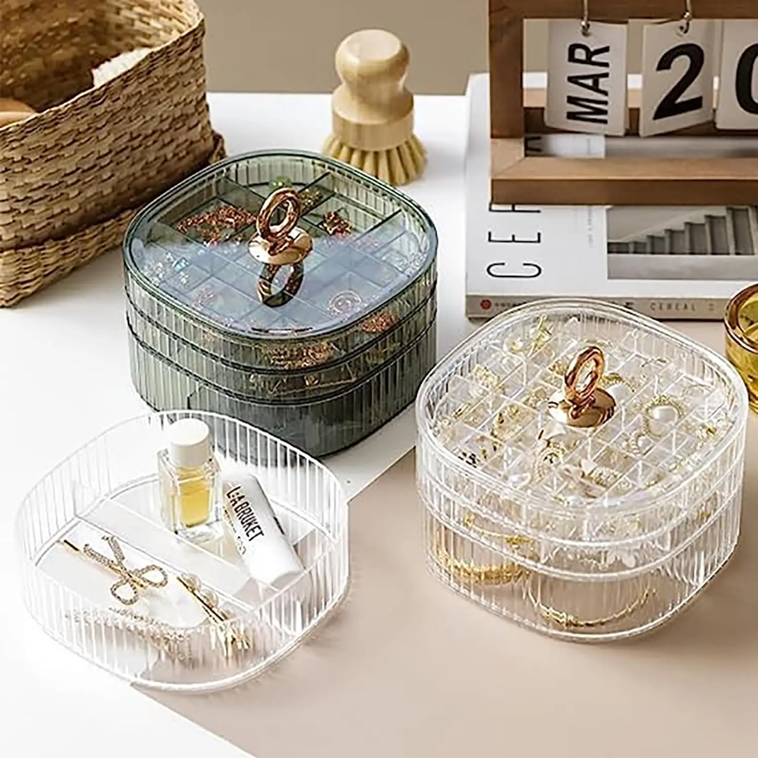 Craft Embellishment Storage - Caja de joyería, organizador de joyas