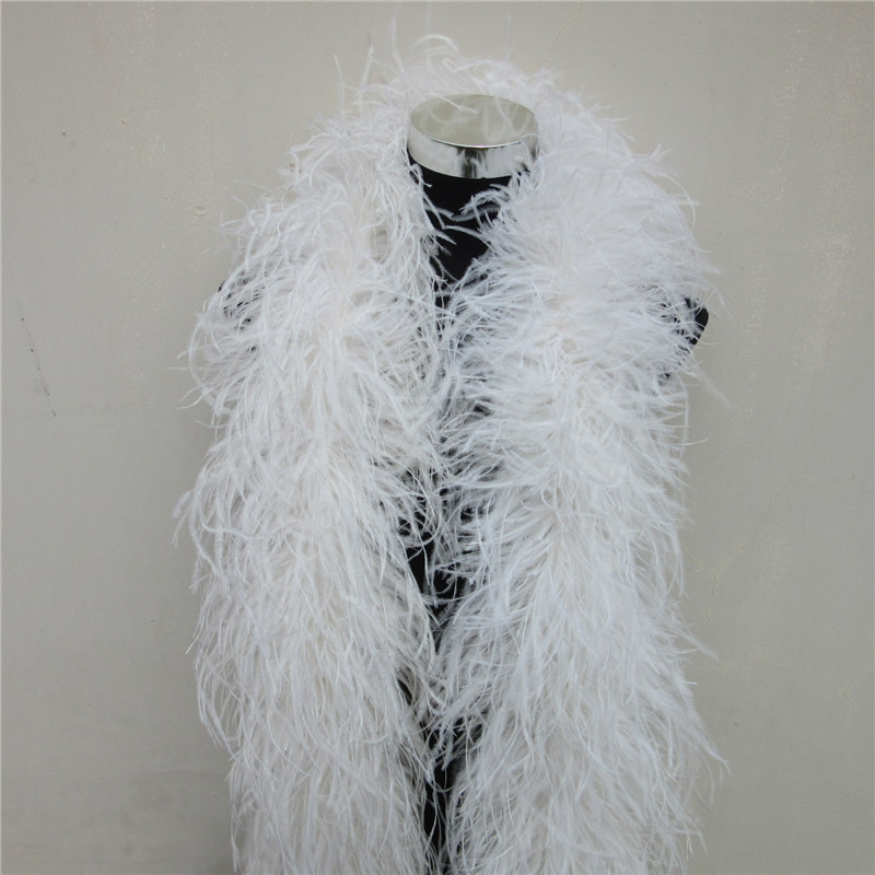 Feather Trim Marabou - 2 metros 6 capas de plumas