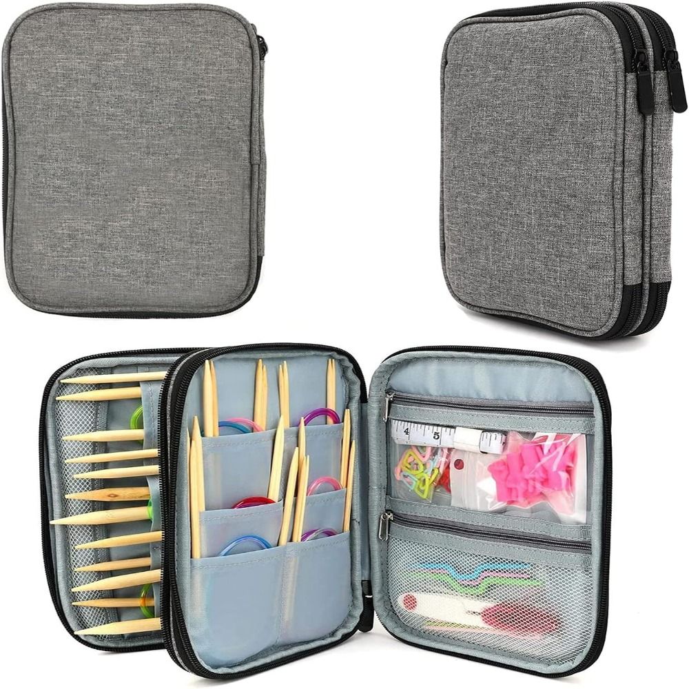 Craft Embellishment Storage - Estuche portátil para agujas de tejer,