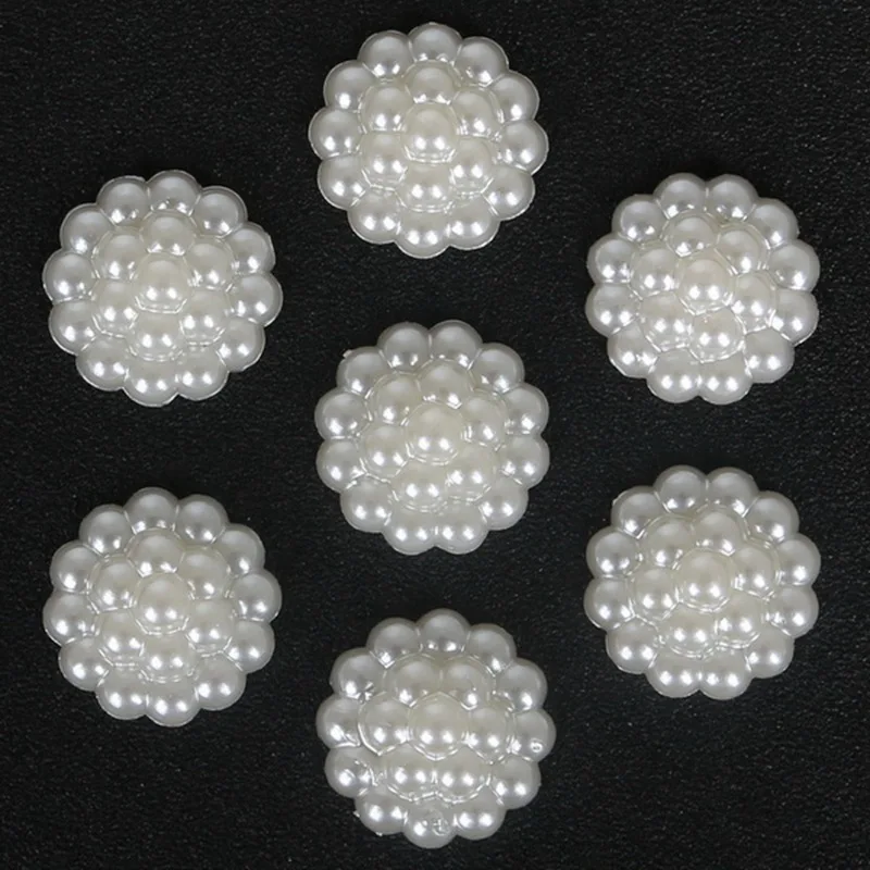 Embellishment Glue Craft - 80 piezas/lote de perlas planas para