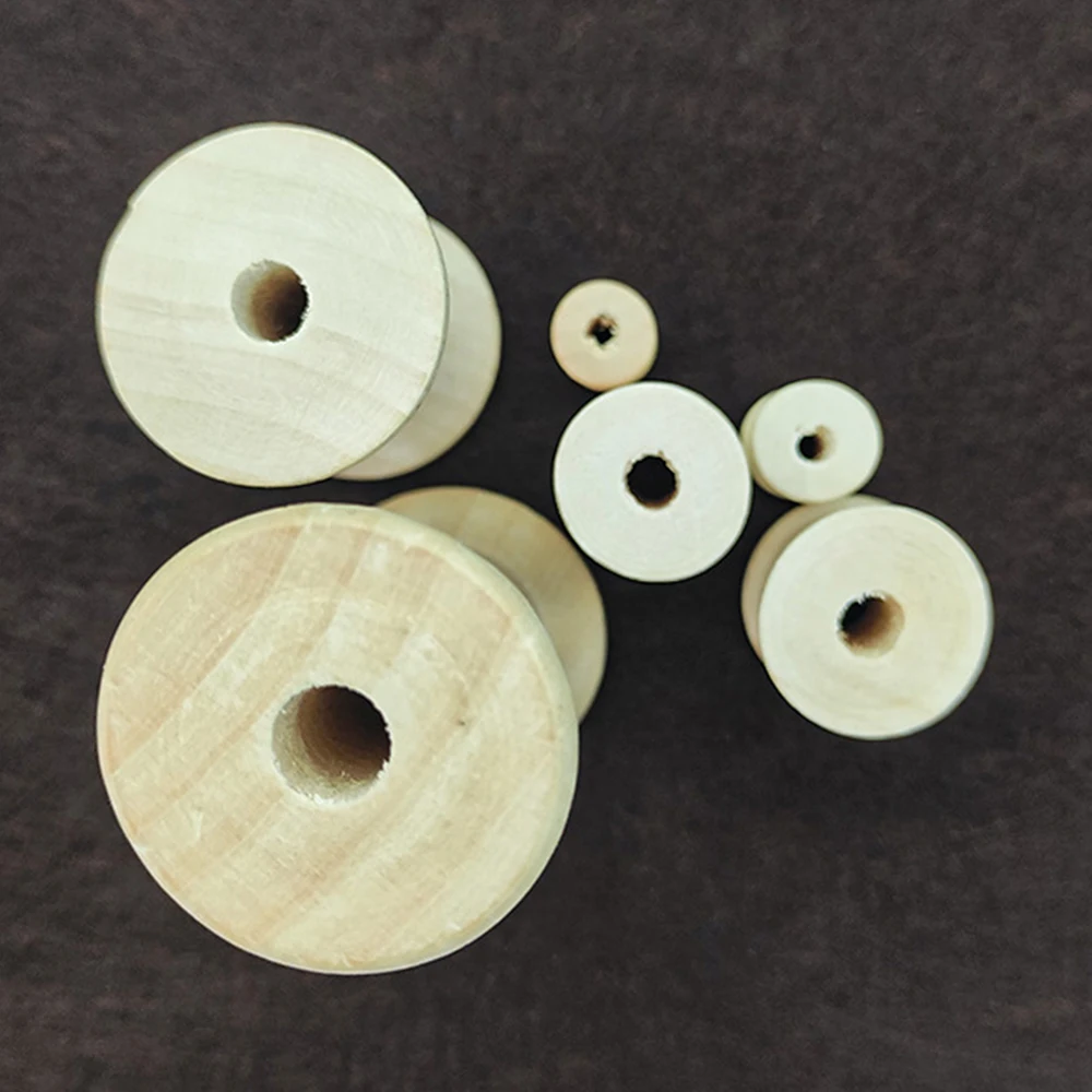 Mini bobinas de madera de 10/5 - Organza Ribbon Spool reseña y precio
