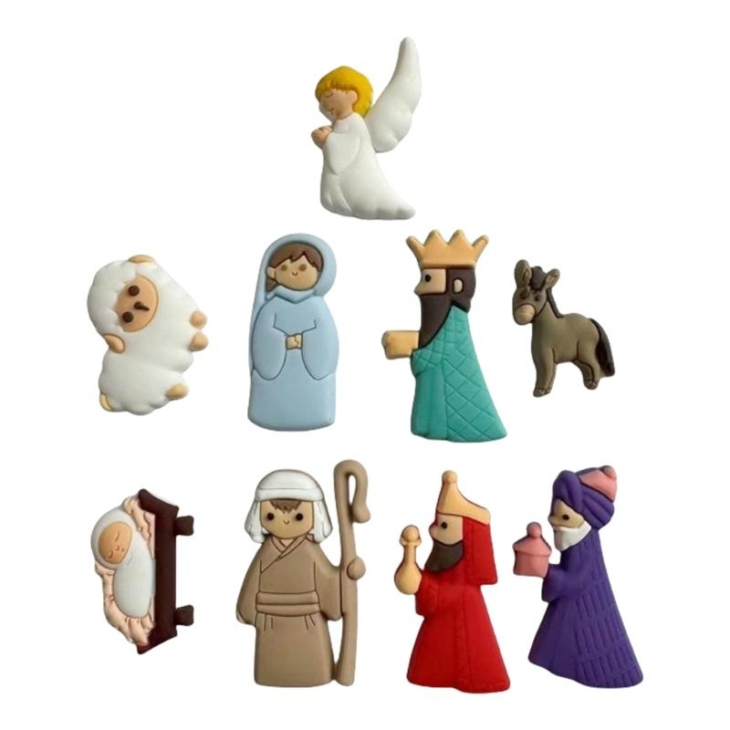 G6KF 9pcs/set Nativity Scene P - Christmas Craft Embellishment reseña y precio