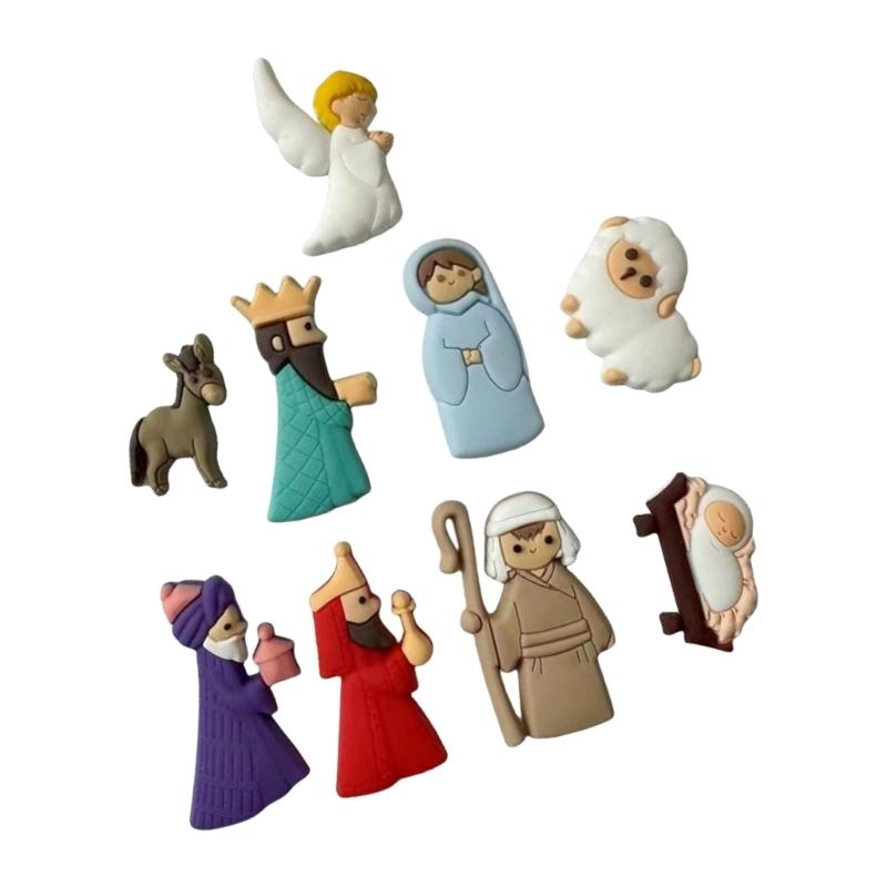 G6KF 9pcs/set Nativity Scene P - Christmas Craft Embellishment reseña y precio