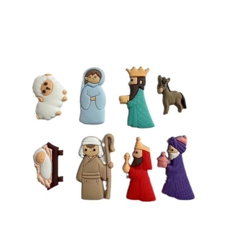G6KF 9pcs/set Nativity Scene P - Christmas Craft Embellishment reseña y precio