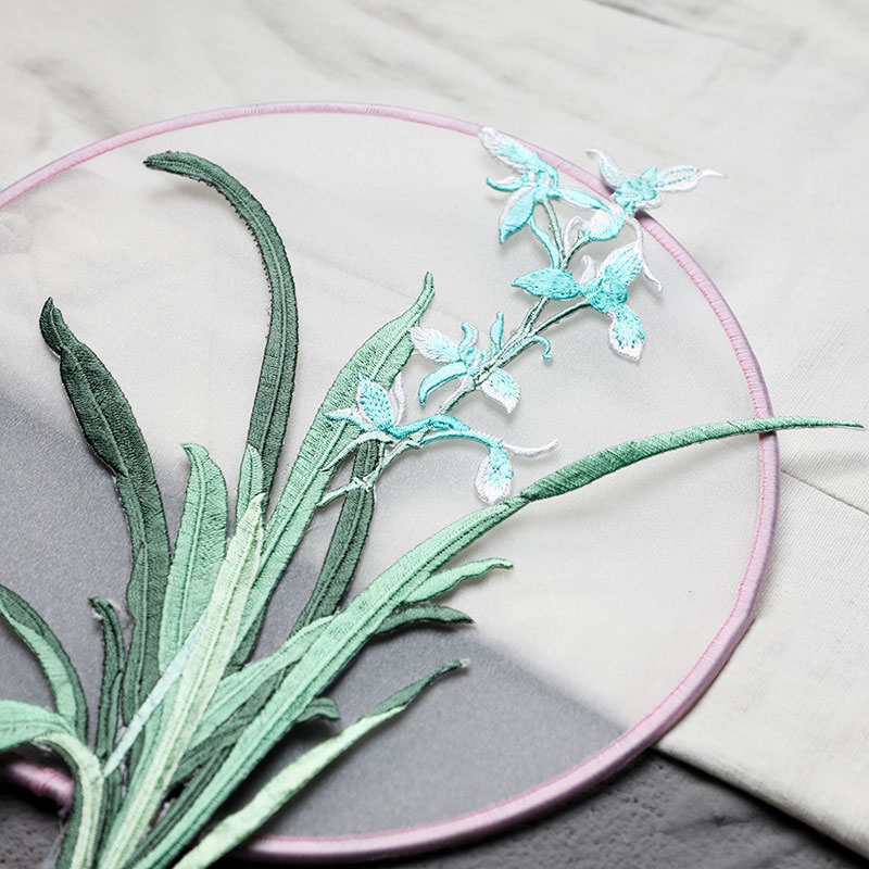 Parche bordado para planchar,  - Applique Patch Flower reseña y precio