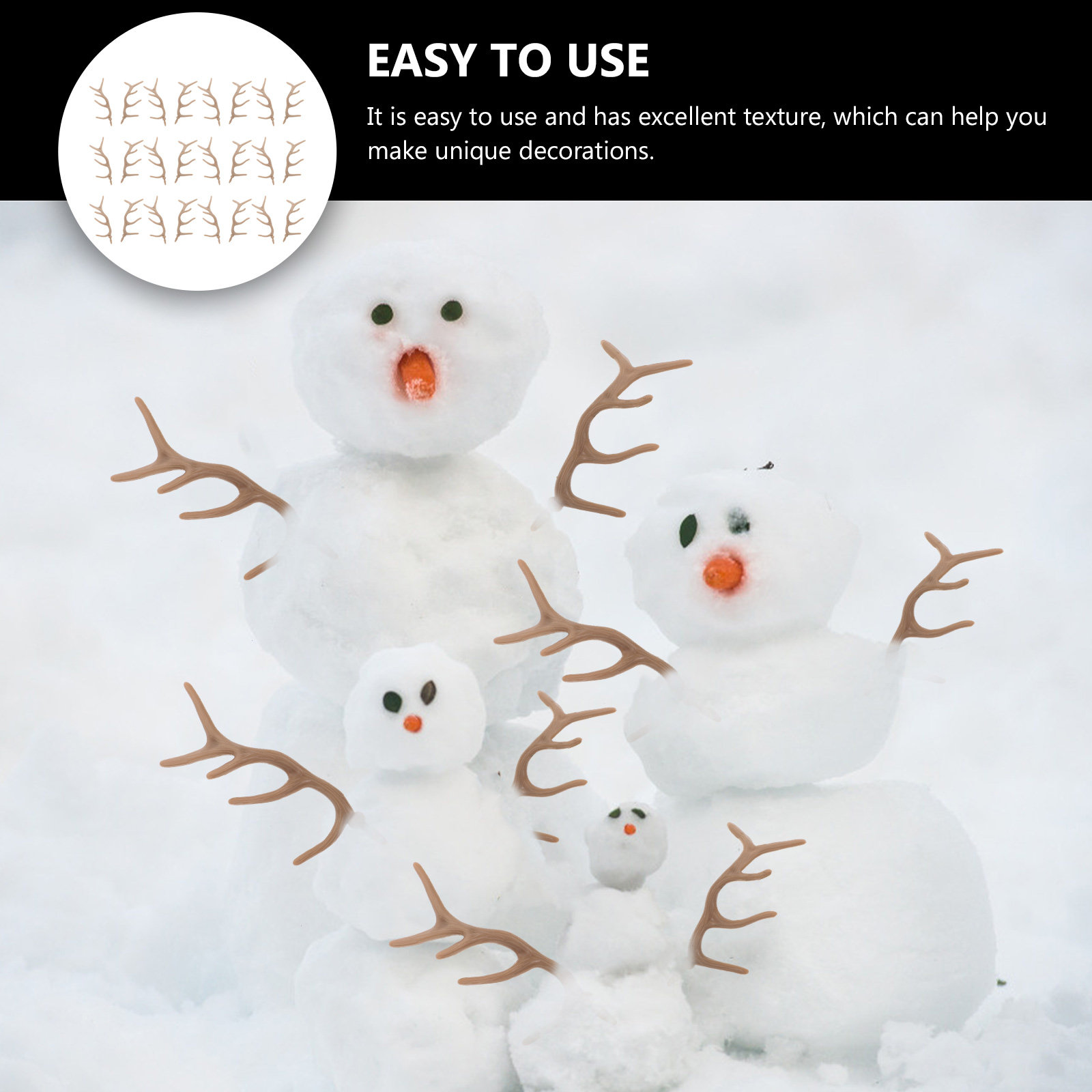 12 Pares de Ramas de Plástico  - Christmas Craft Embellishment reseña y precio