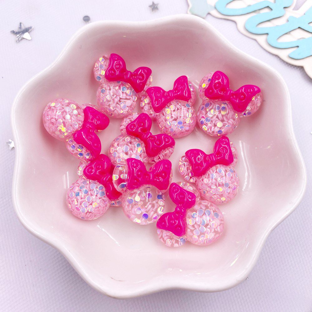 20 piezas Mini lazo de dibujos - Embellishment Glue Craft reseña y precio