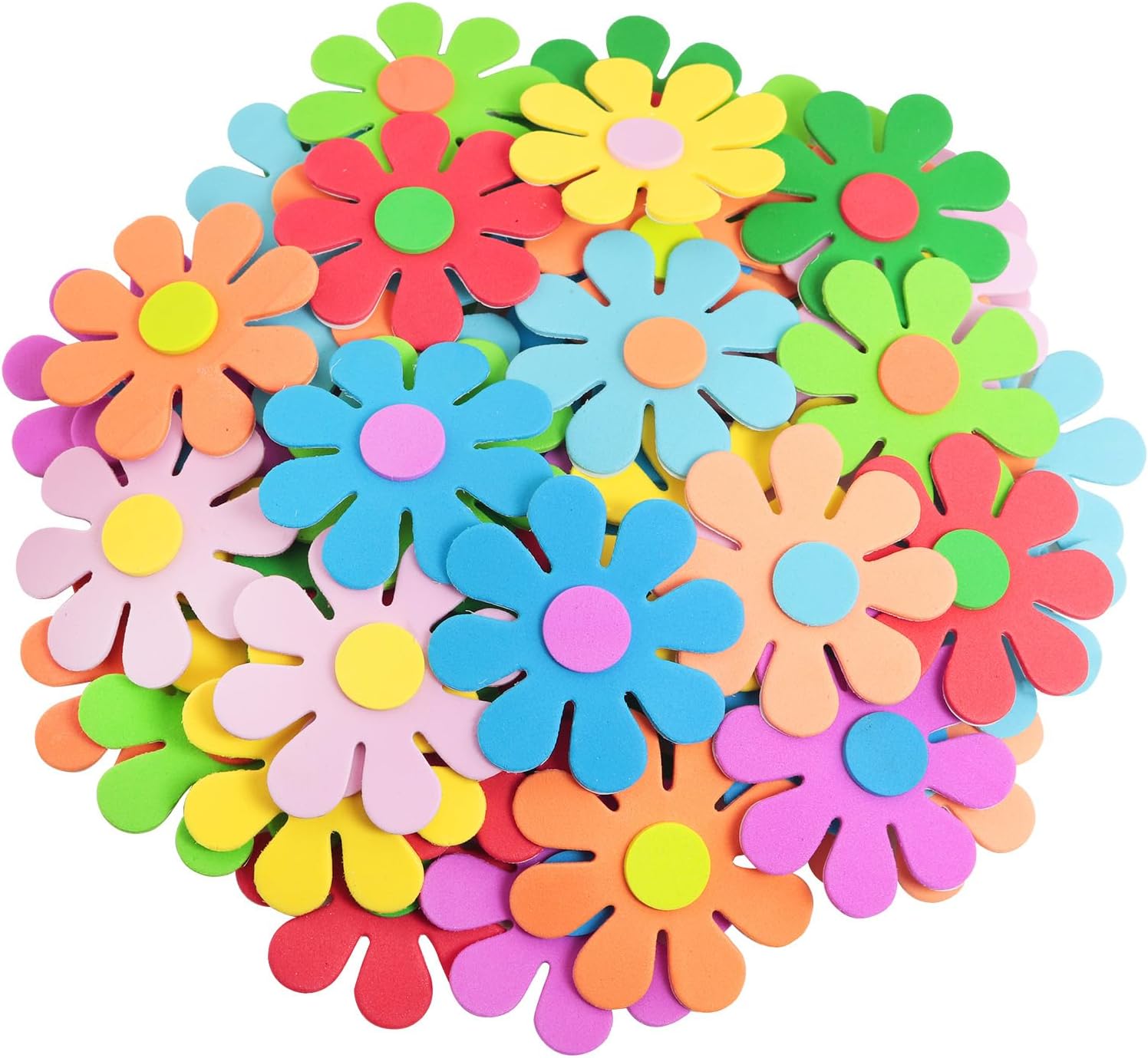 Pegatinas de espuma con flores - Craft Embellishments reseña y precio