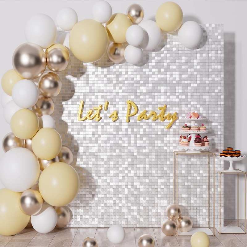 Paneles de pared brillantes de - Sequin Fabric Panel reseña y precio