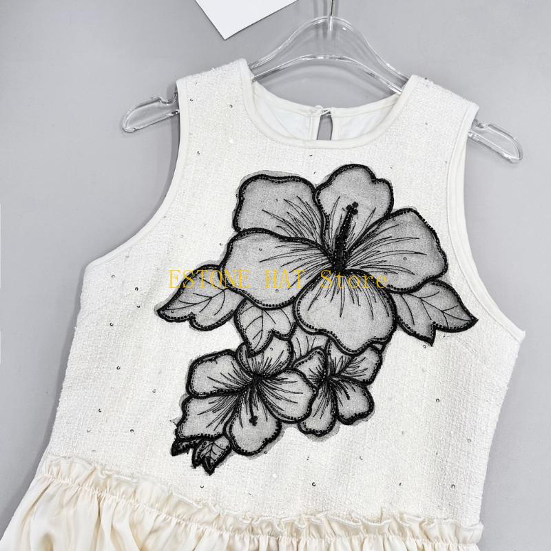 Parches costura florales 49MF, - Applique Patch Flower reseña y precio