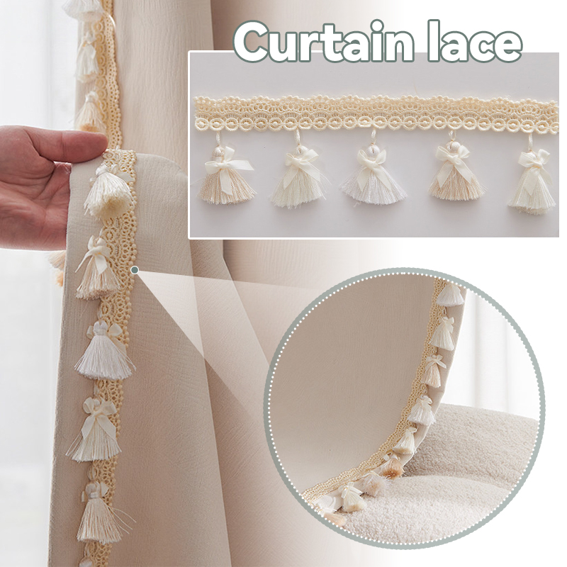 Cinta de encaje con borlas de  - Fringe Ribbon Sewing reseña y precio