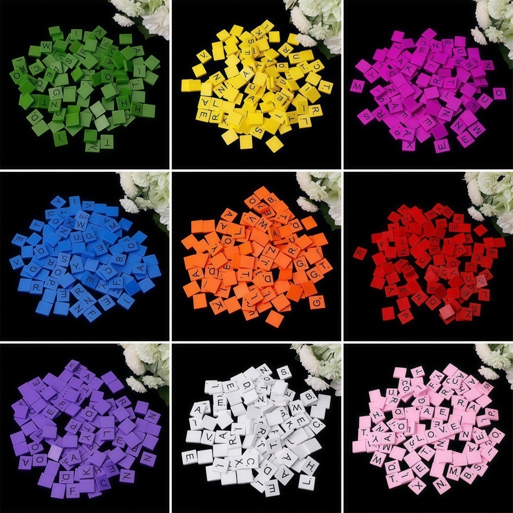 100 Cubos de Letras de Madera  - Craft Embellishments reseña y precio