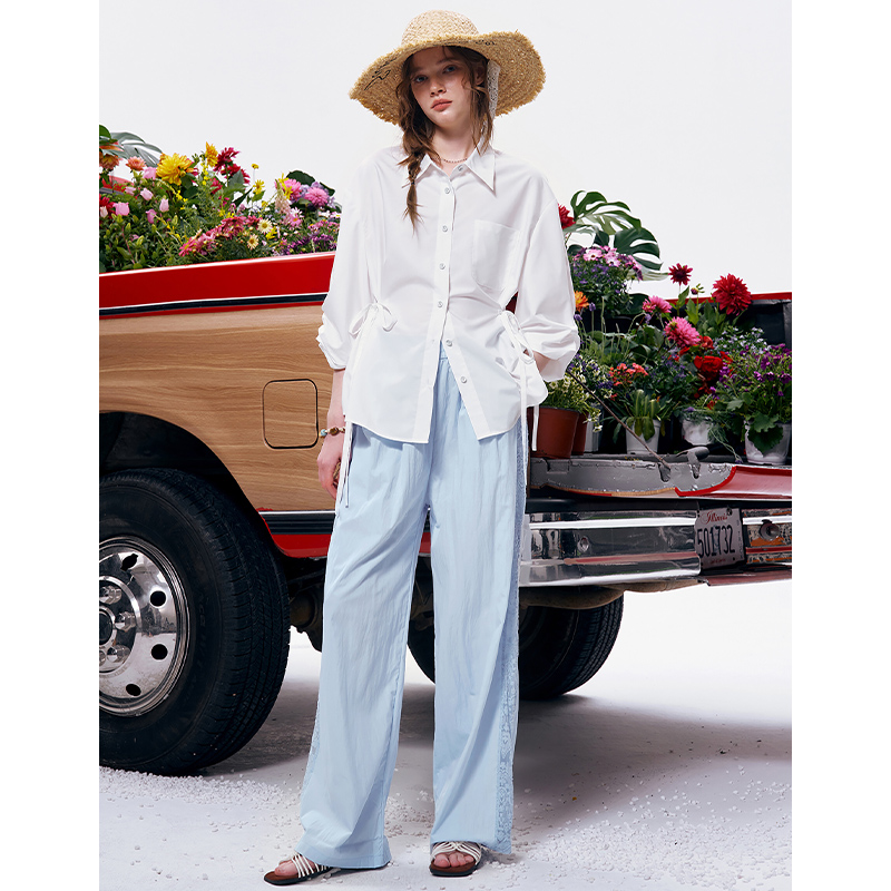 ELFSACK Pantalones de cintura  - Elastic Lace Trim reseña y precio