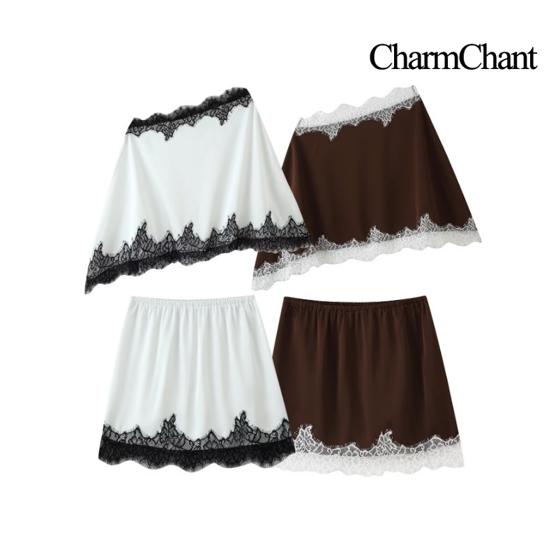 Conjunto de Dos Piezas CHARMCH - Elastic Lace Trim reseña y precio
