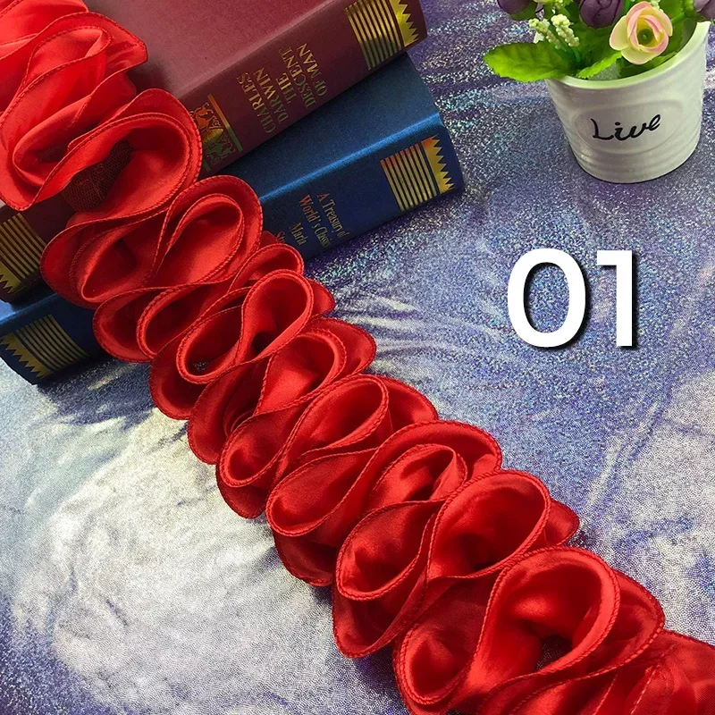 Adorno plisado con volantes de - Fringe Ribbon Sewing reseña y precio