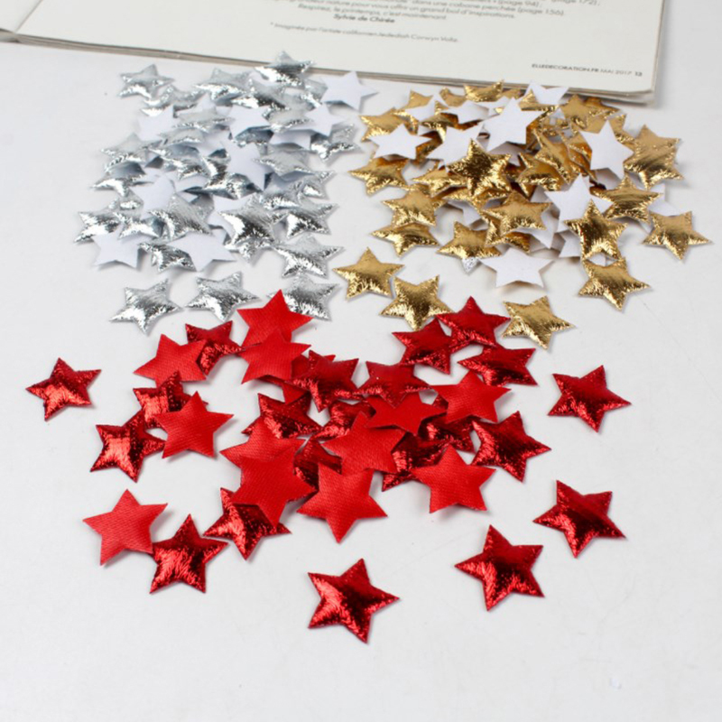 100 Uds. Estrellas doradas/pla - Christmas Craft Embellishment reseña y precio