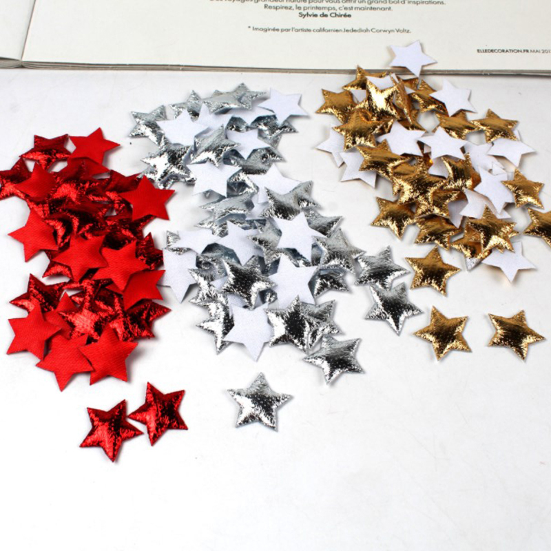 100 Uds. Estrellas doradas/pla - Christmas Craft Embellishment reseña y precio